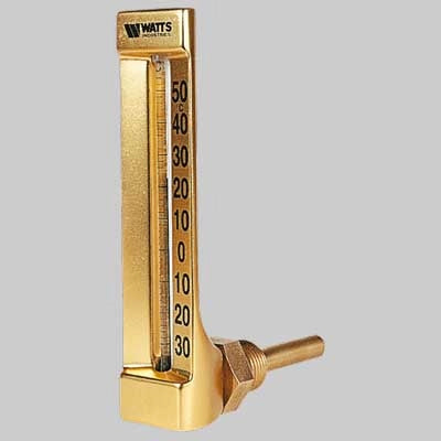 TERMOMETRO AD IMMERSIONE ATTACCO A SQUADRA  0  °  120  ° 63 mm 1/2     WATTS INDUSTRIES