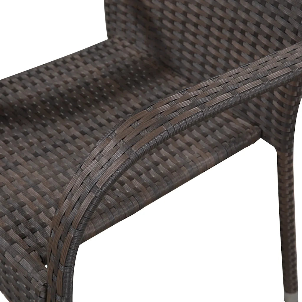Set da Pranzo da Giardino 9 pz Marrone 3067880