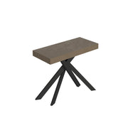 Consolle allungabile 90x40/196 cm Sakuro Small Tortora gambe antracite
