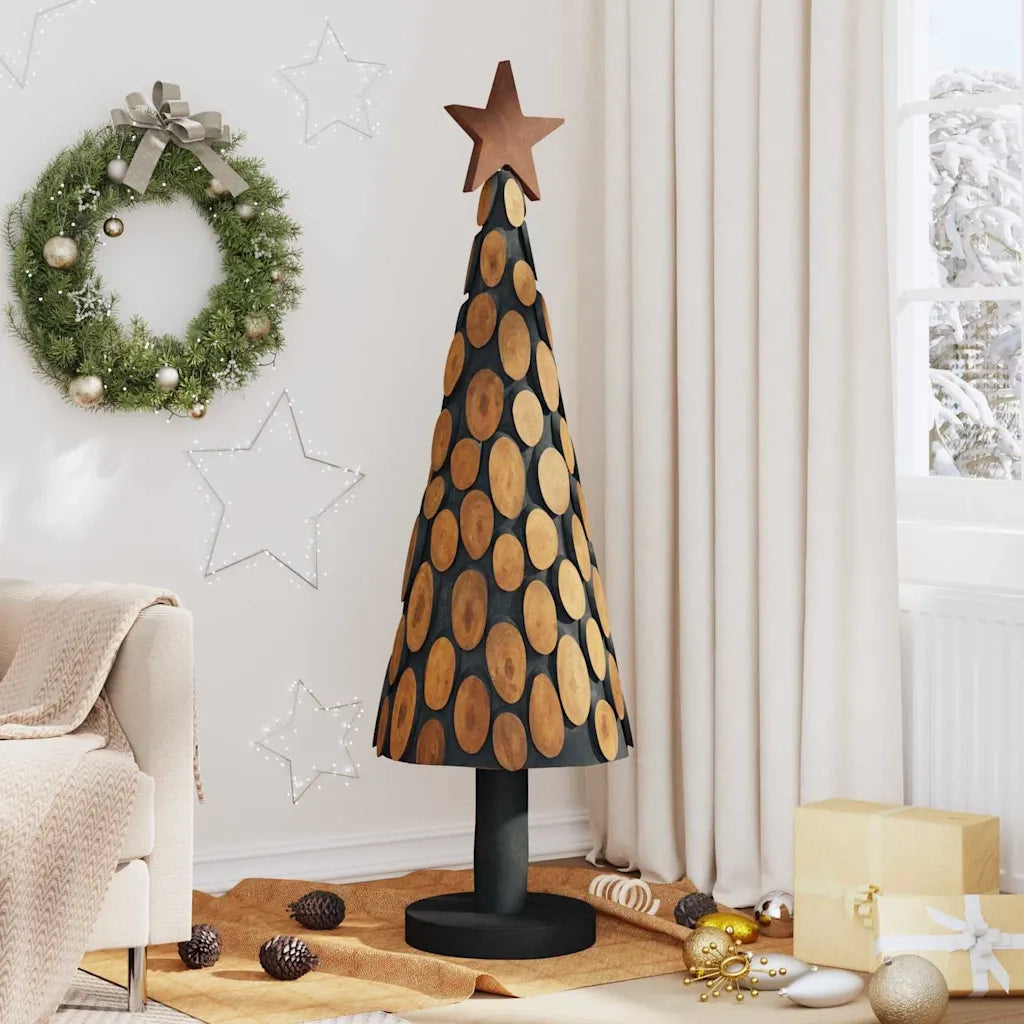 Albero di Natale Marrone 149 cm Legno massello di teak 42017946