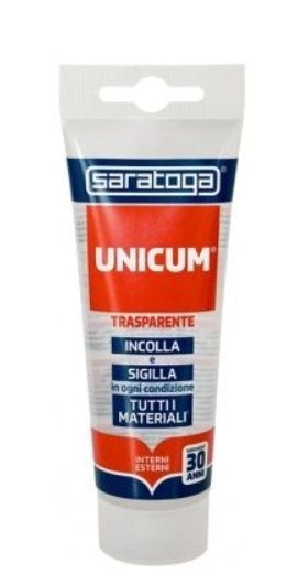 ADESIVO UNIVERSALE UNICUM SARATOGA TRASPARENTE 130 G