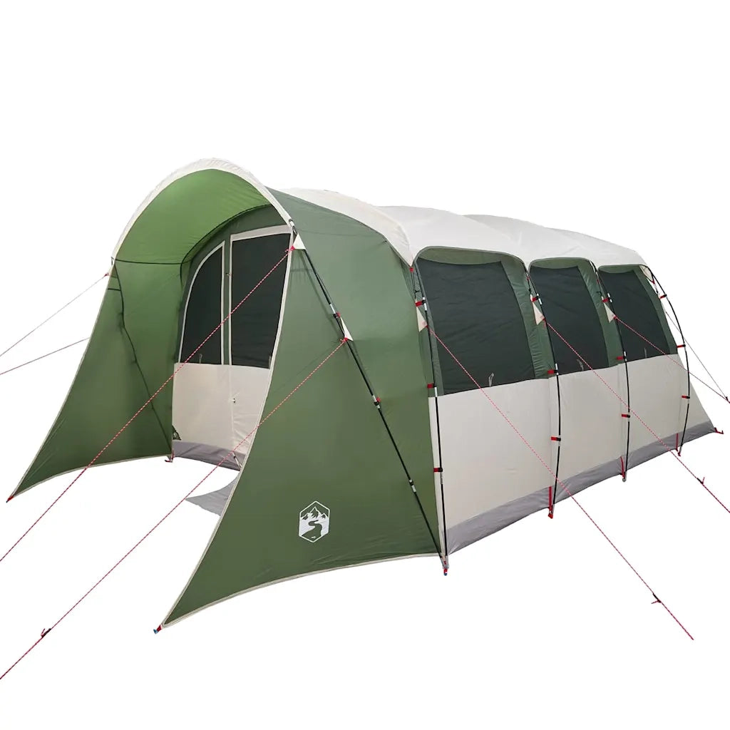 Tenda Familiare con tetto Verde e Bianco 576 x 325 x 213 cm 4100682