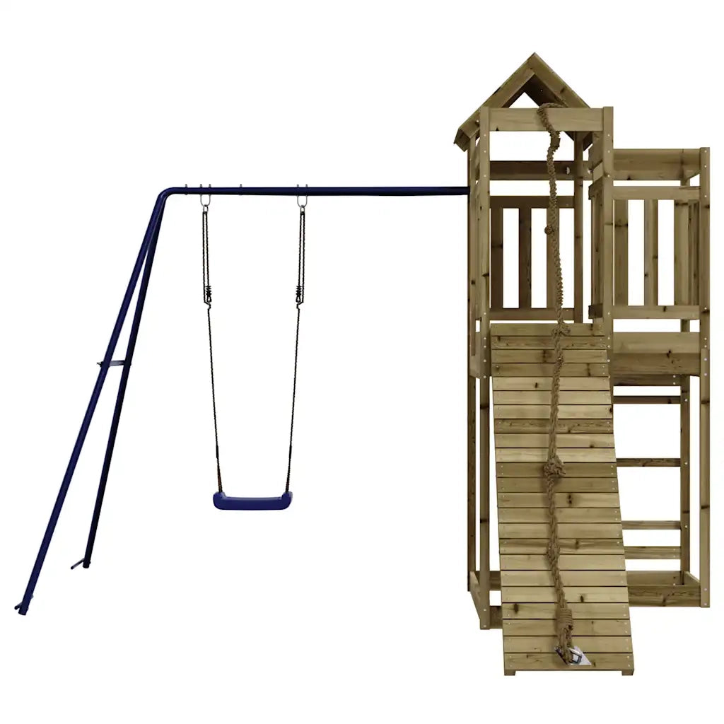 Set da Gioco da Esterno in Legno di Pino Impregnato 3156879