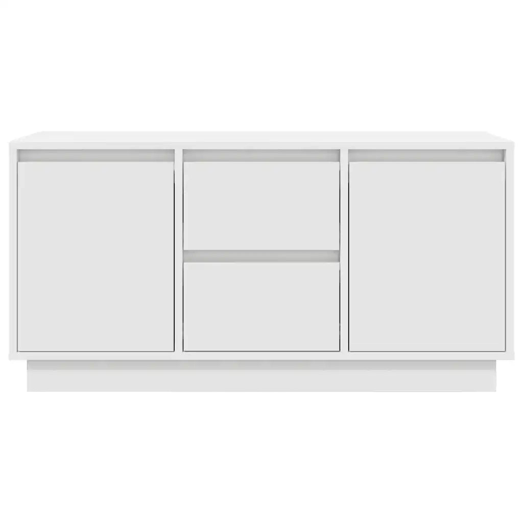 Mobile Porta TV con Luci LED-Mobile per TV-Credenza TV Bianco 100x41x50 cm