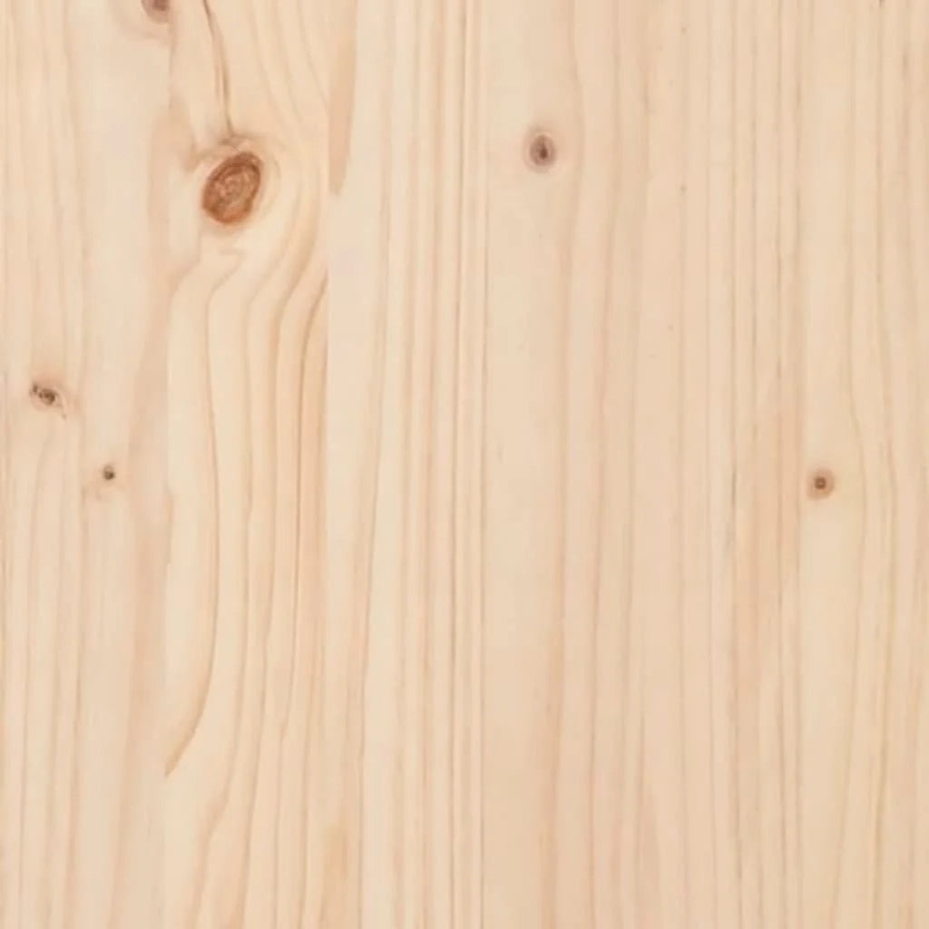 Giroletto senza Materasso-Struttura Letto 100x190 cm in Legno di Pino Doppio
