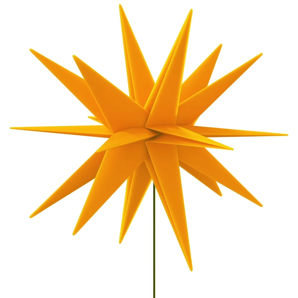 Luce di Natale con Picco Terra e LED Pieghevole Gialla 57 cm 356192