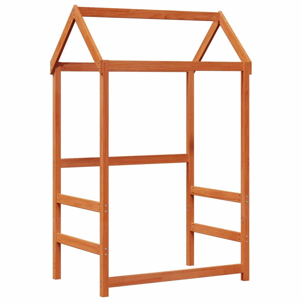 Letto singolo | Letto per adulti | Set di Letto per il Giorno 2 pcs Marrone cerato Pino massello