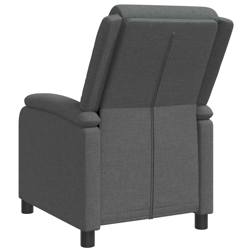 Poltrona reclinabile Grigio Scuro Tessuto 42034850