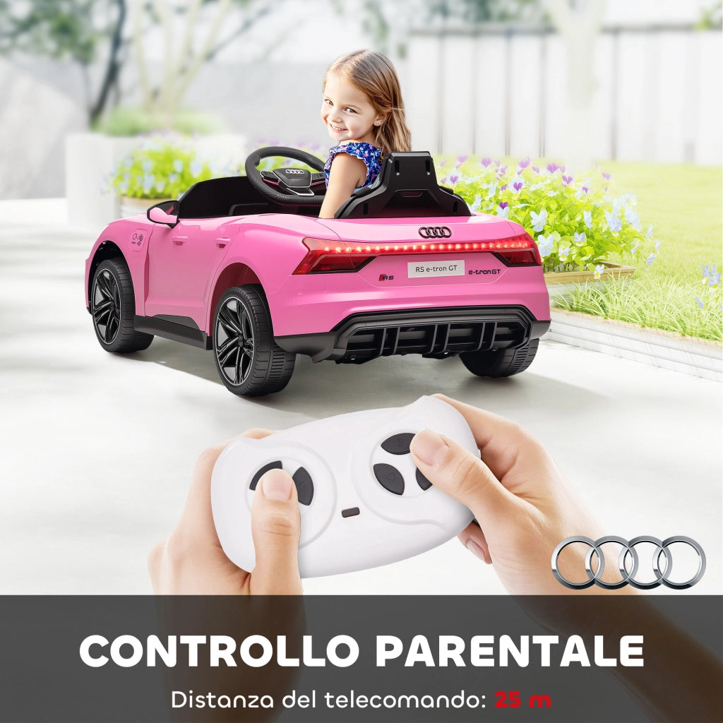Auto Elettrica per Bambini con Telecomando ¨C Minimal ¨C Rosa 103x58x41 cm