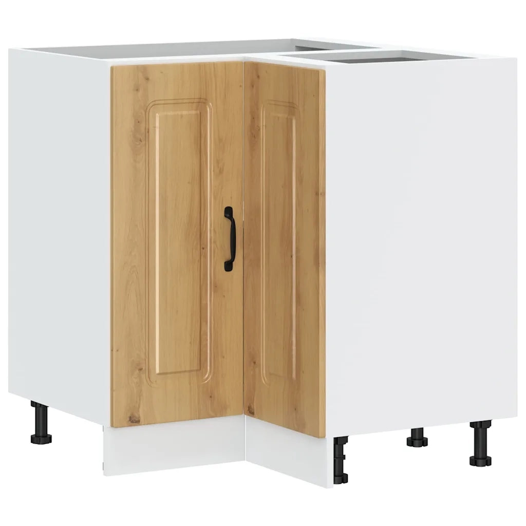 Mobile Base ad Angolo Cucina-Base ad Angolo Cucina Kalmar Rovere Artigianale 809777