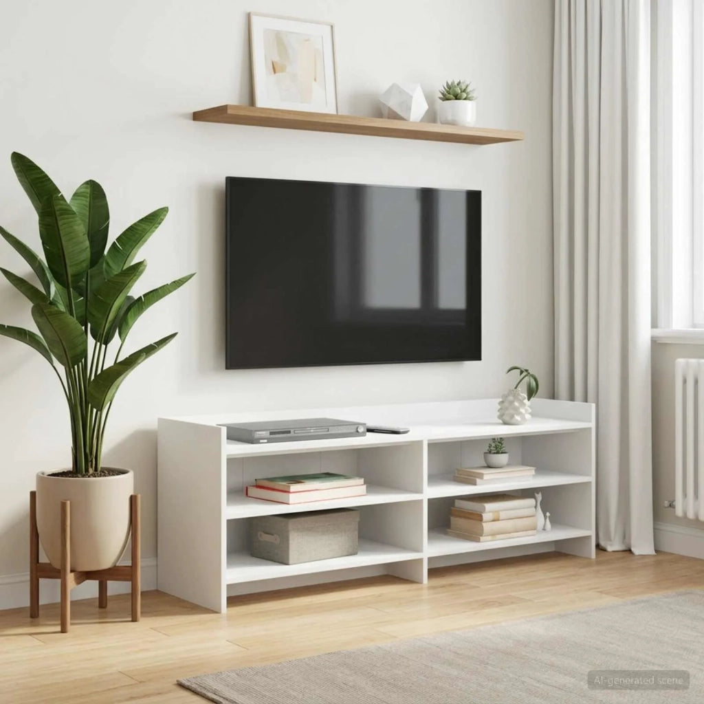 Mobile TV 135 x 33 x 47 cm Bianco Legno ingegnerizzato 8011227