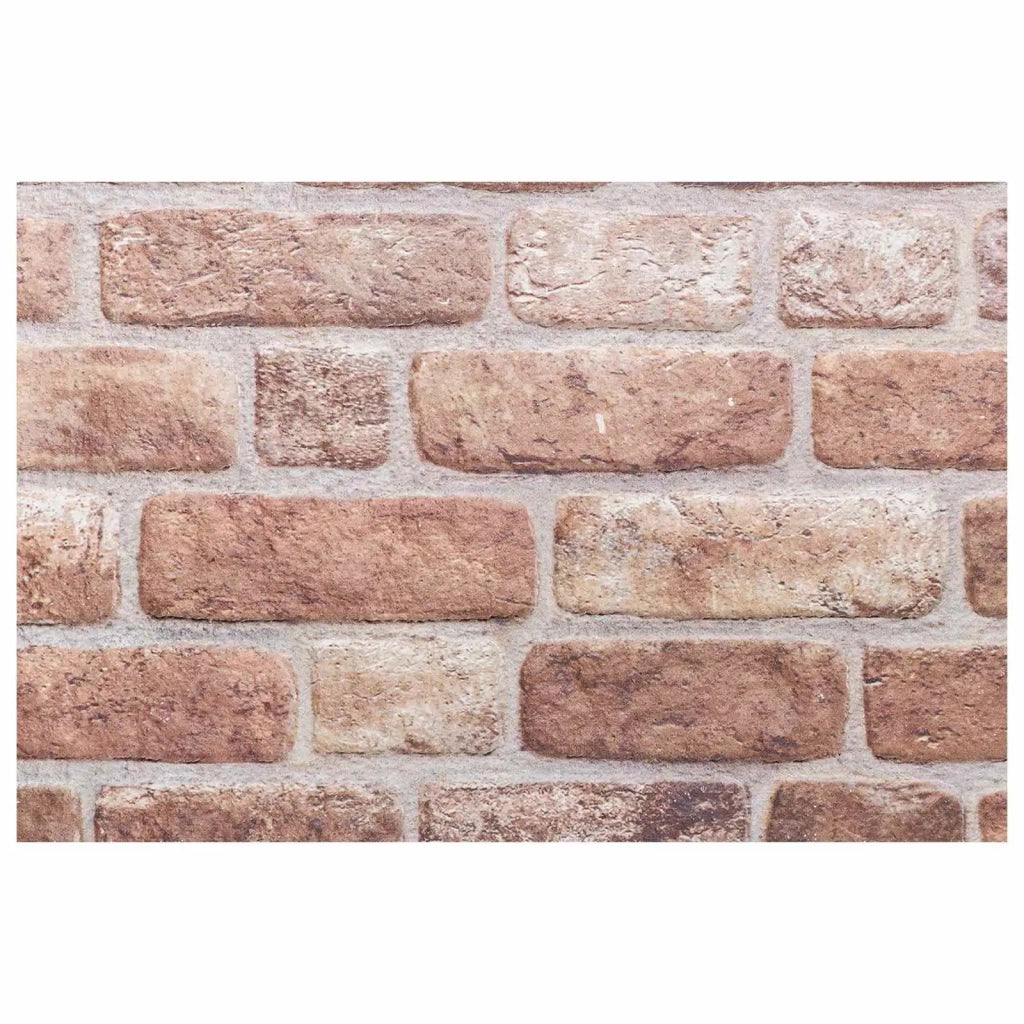 Pannelli da parete 10 pcs Marrone 100 x 50 cm Schiuma EPS 42046098