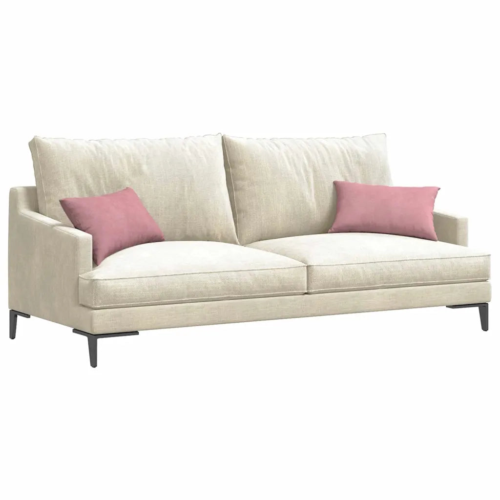 Cuscini da Divano 2 pz-Set di 2 Cuscini per Sofa Rosa 50 x 30 cm Tessuto in Cords
