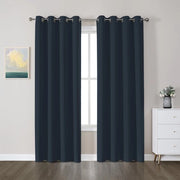 Set di 2 tende da finestra verdusteranti - H 245 x B 140 cm - Isolamento acustico - Protezione dal freddo - Lavabile - Tende da finestra di alta qualità in poliestere