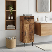 Mobiletto da Bagno HAARLEM Legno antico 30 x 31 x 80 cm 896833