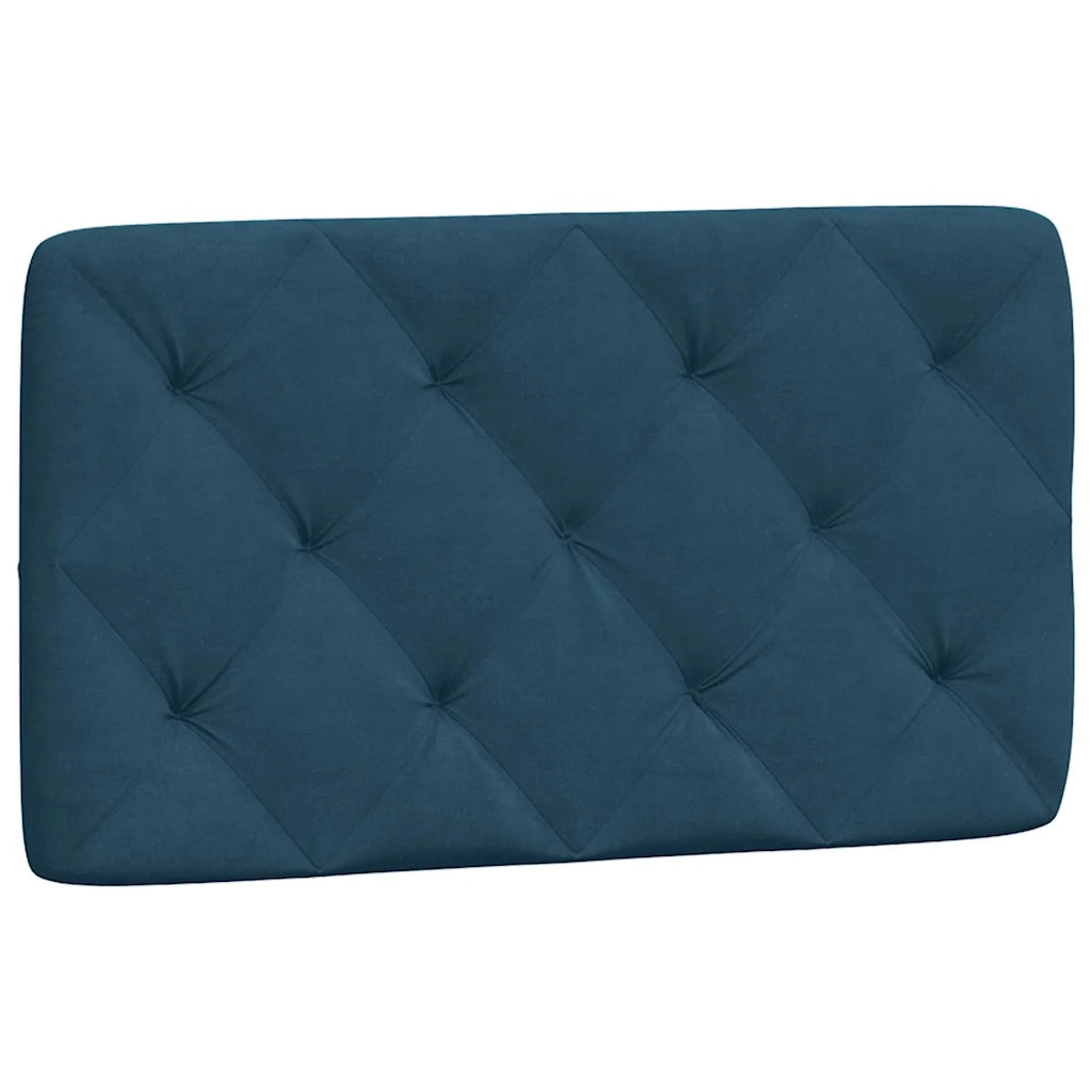Letto singolo | Letto per adulti | Giroletto con LED senza Materasso Blu 90x190 cm in Velluto