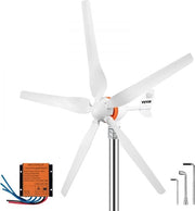 Generatore Eolico - 5 Pale - 500W - Bianco