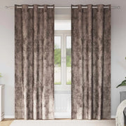 Tende in Velluto 2 pz Cappuccino 260 x 140 cm Velluto 4107672