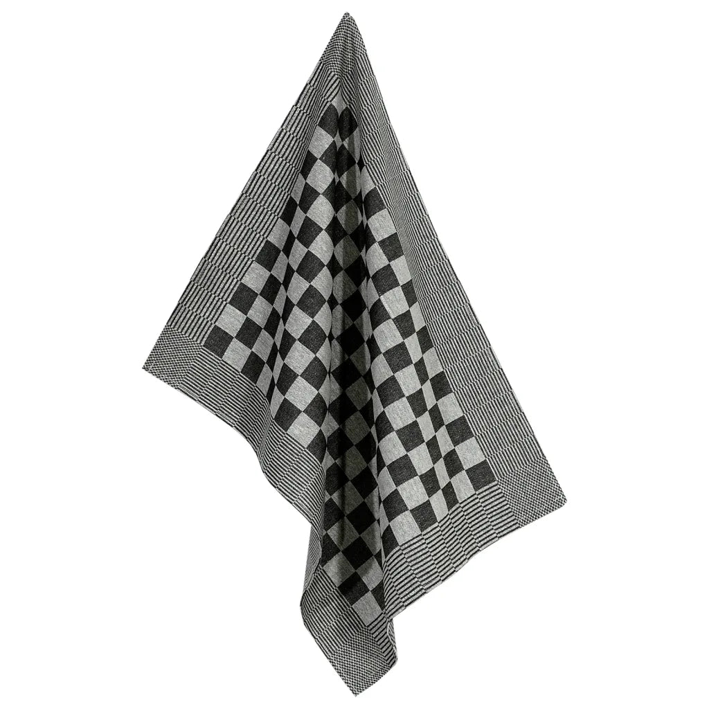 Set Strofinacci 50 pz in Cotone Nero e Bianco 136293