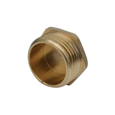 TAPPO MASCHIO OTTONE GIALLO IBP- 1 1/4- IBP- pezzi 1
