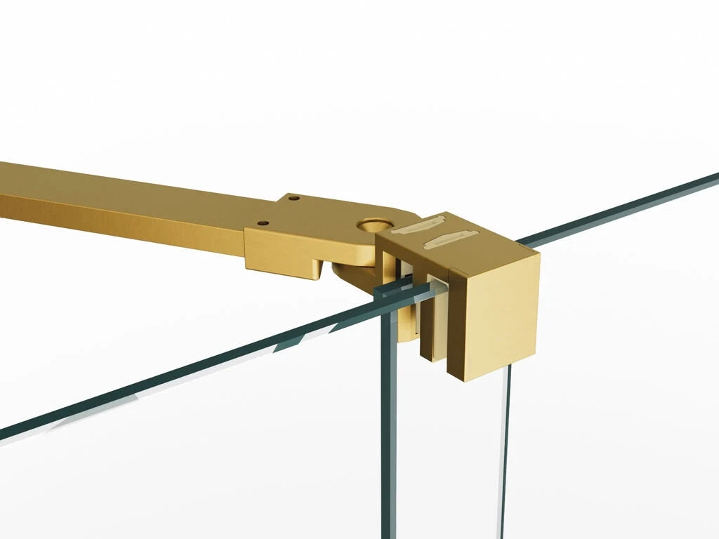 Box doccia angolare KENNA apertura al vertice 80x75 cm (75-80/70-75) nero opaco vetro trasparente