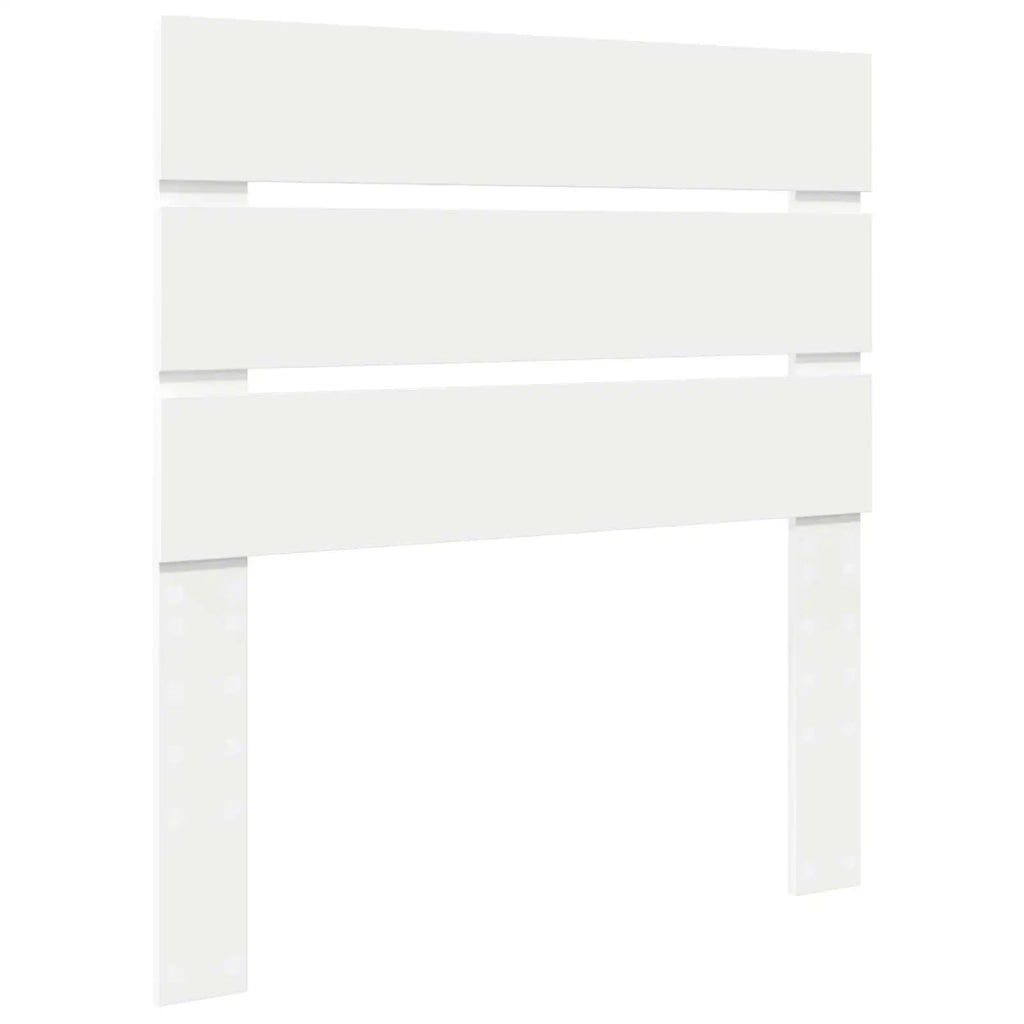 Struttura del letto-Giroletto-Rete del Letto Bianco 75 x 190 cm Legno Ingegnerizzato 876185