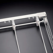 Binario Bastone Tenda a Pacchetto Con Doppio Movimento Apertura Laterale Con 4 Calate Lunghezza 120 CM Comando e ammasso destro