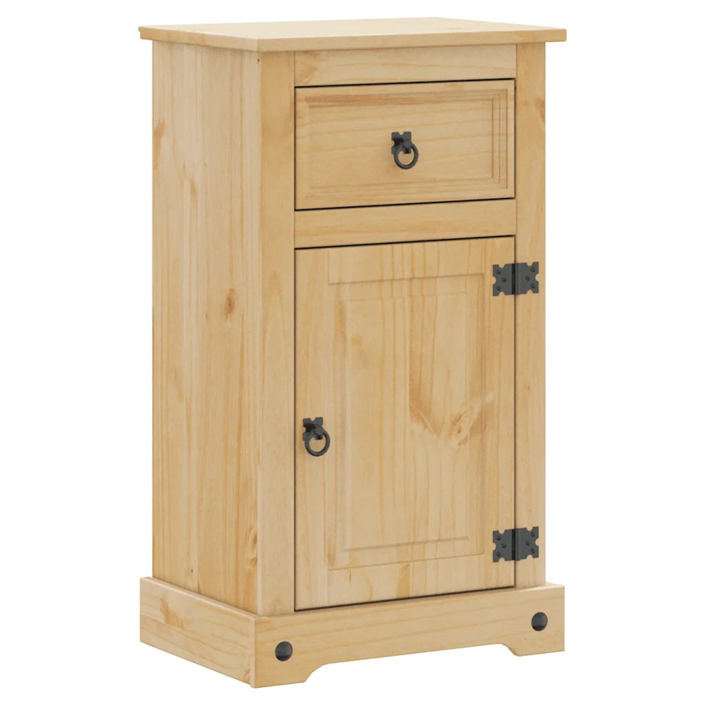 Set Mobili da Bagno 3 pz Corona in Legno Massello di Pino 3334633