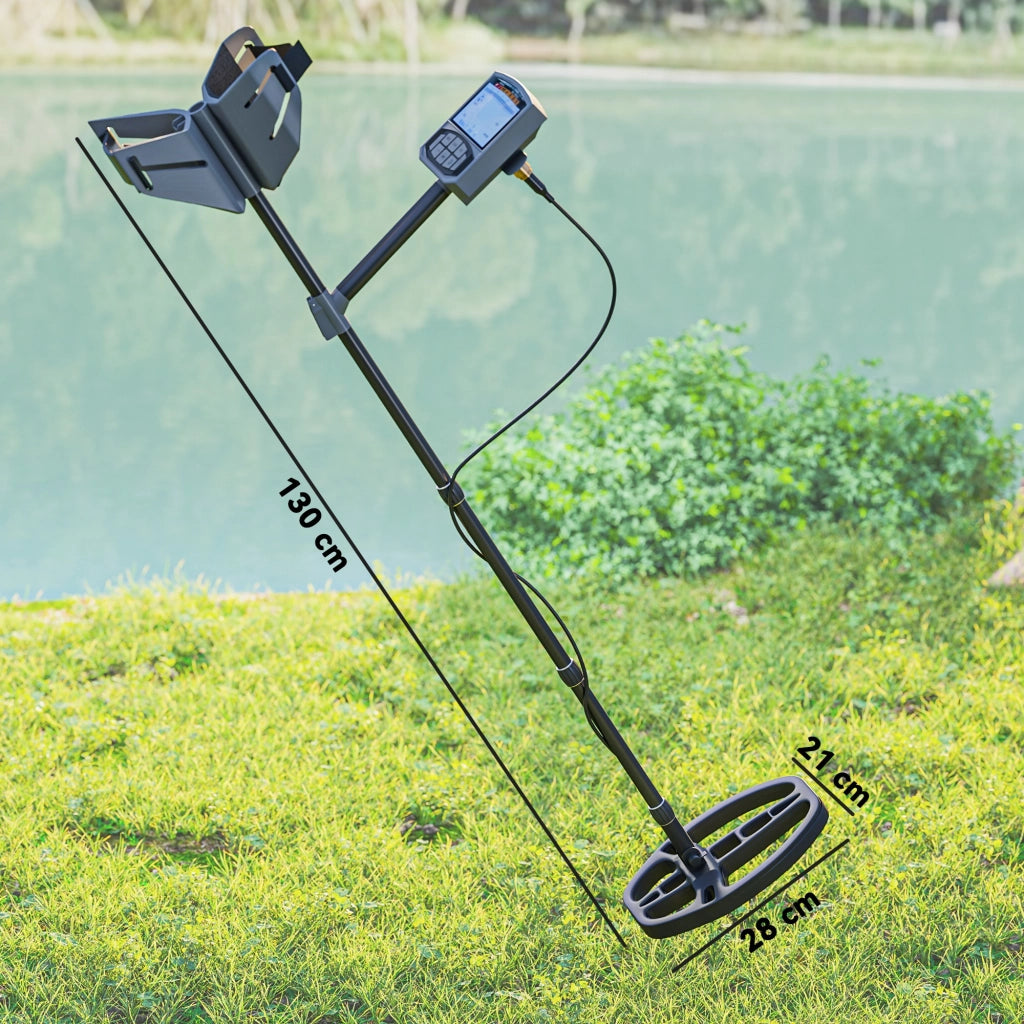 Metal Detector Professionale ¨C zephmum ¨C Impermeabile IP68, Display LCD Retroilluminato, 5 Modalit¨¤