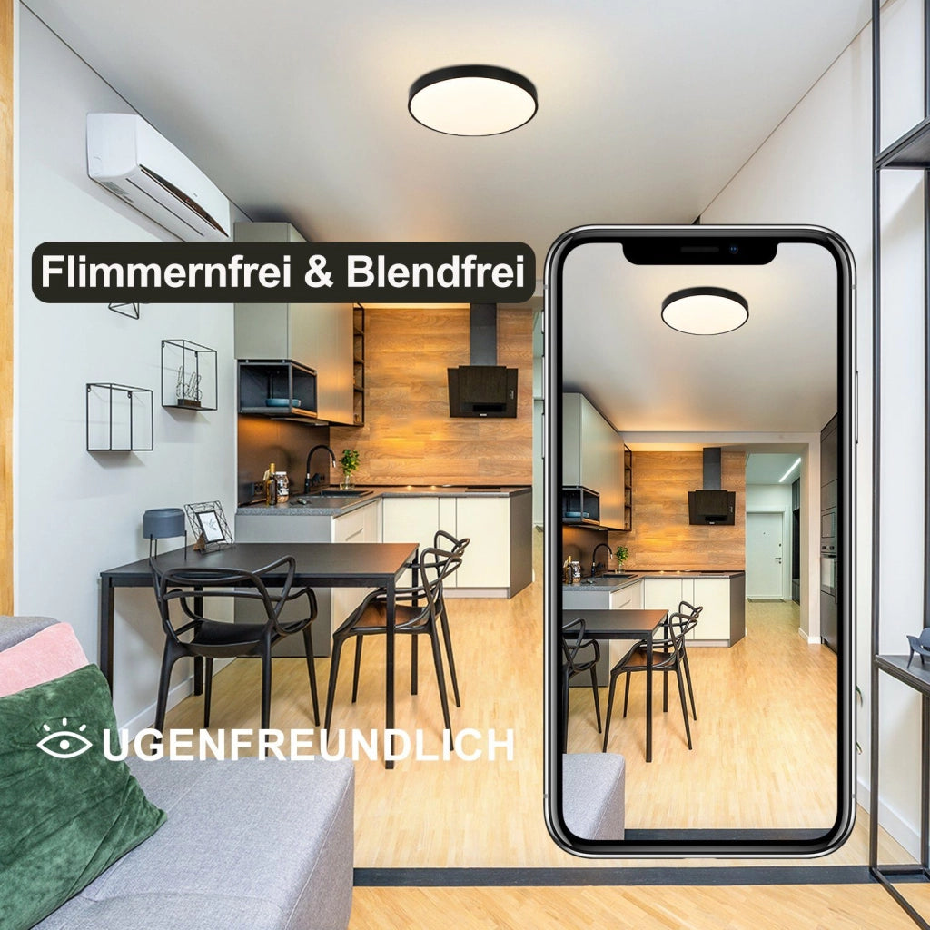 ZMH Lampada da soffitto LED moderna per soggiorno bagno cucina camera letto corridoio