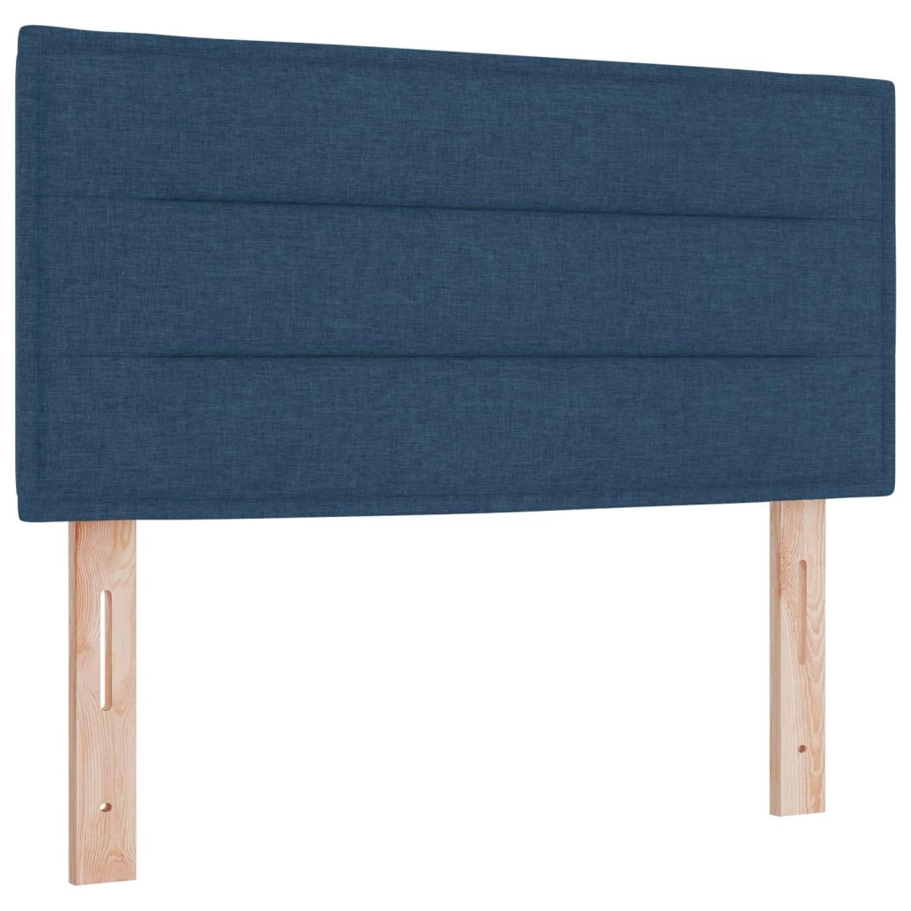 Letto box spring con materasso Blu 120 x 190 cm Tessuto 3452627
