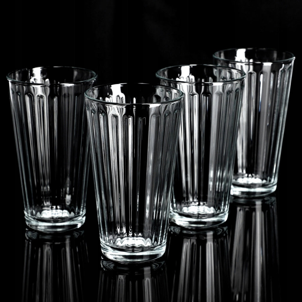 Bicchieri KADAX per bevande, whisky, succhi di frutta, set da 6 bicchieri, 360 ml