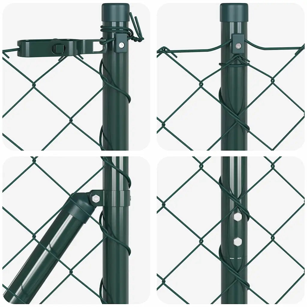 Palo della recinzione | Pannello per recinzione Verde 10 x 1 m (rete 60 x 60 mm)