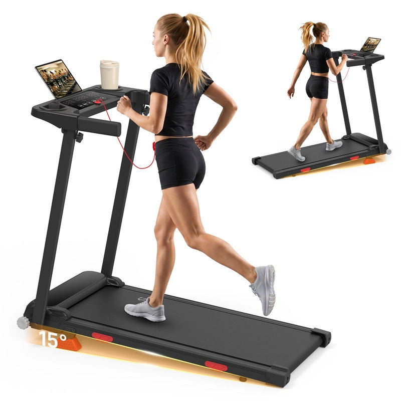 Tapis roulant pieghevole | Regolazione inclinazione | 3,0 HP | Ultra-silenzioso | 1¨C12 km/h | Controllo tramite App Smart | Design ammortizzato