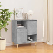 Credenza-Buffet-Armadio da cucina Grigio Cemento 60x35x70 cm in Legno Multistrato 655346