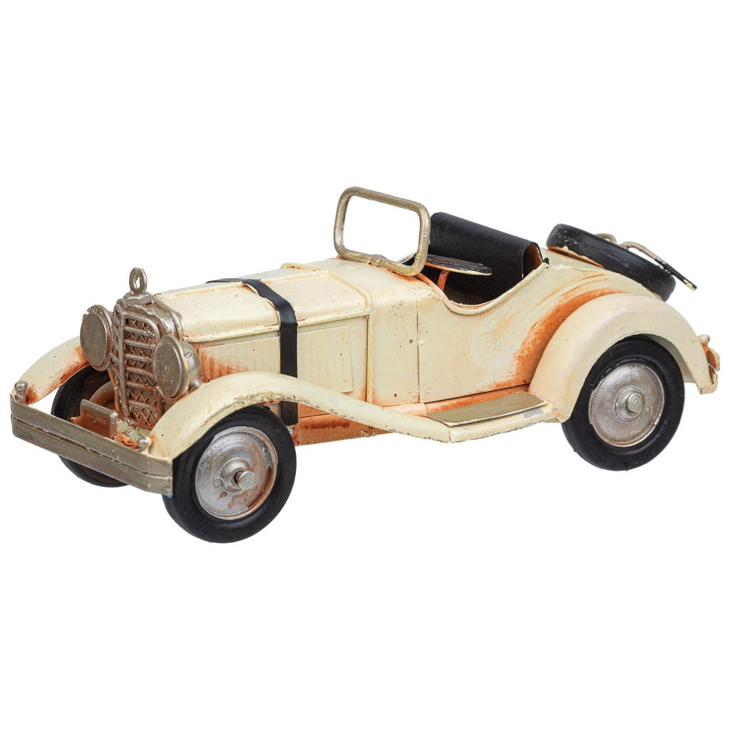 Auto in metallo marrone 16,5x7x6,5h
