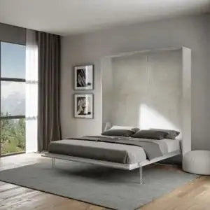 Letto matrimoniale francese a scomparsa 140 Kentaro cashmere