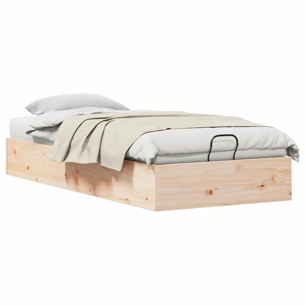 Telaio del Letto Ottomano con Ripostiglio Naturale 100 x 200 cm 3418771