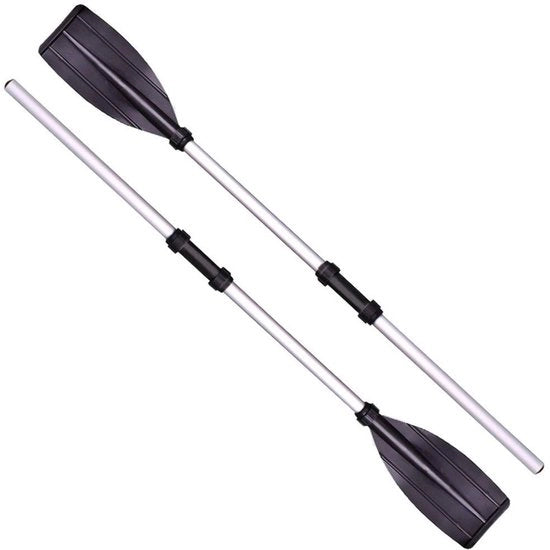 Pedale per kayak 126 cm - 2 pezzi - Lunghezza regolabile - Lega di alluminio - Pedale professionale leggero - Capo rimovibile - Pedale da remo