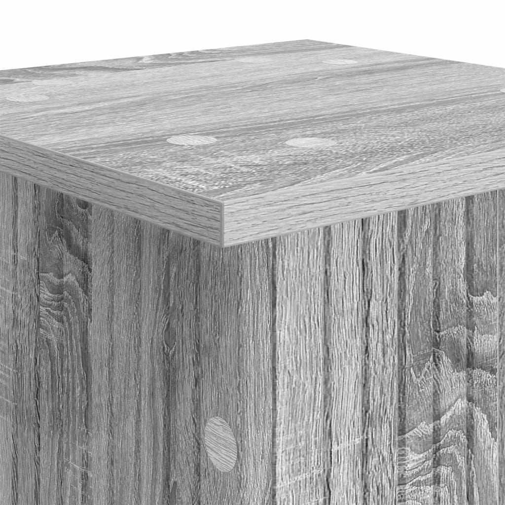 Supporto per piante | Sostegno per piante 2 pz Grigio Sonoma 30,5 x 30 x 80,5 cm