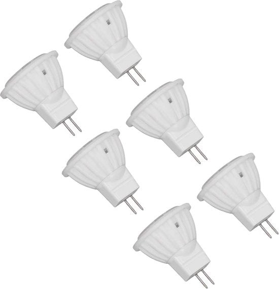 Faro LED MR11 GU4 220V 360lm Lamp per Zone Verde - Luce Calda