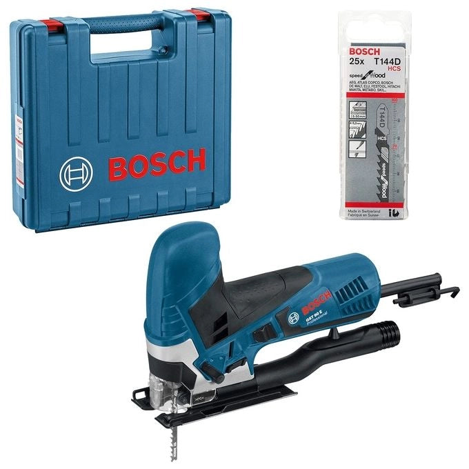 Bosch 650 W GST 90 E Sega Alternativa Elettrica 650 W 3100 rpm Sistema SDS Oscillazione Lama 3 Posizioni colore Nero Verde Argento