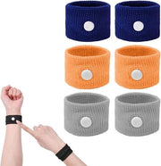 6 pezzi di bracciali contro la mal di mare per illuminazione naturale contro nausea mattutina, vertigini, ansia - bracciale contro il mal di mare.