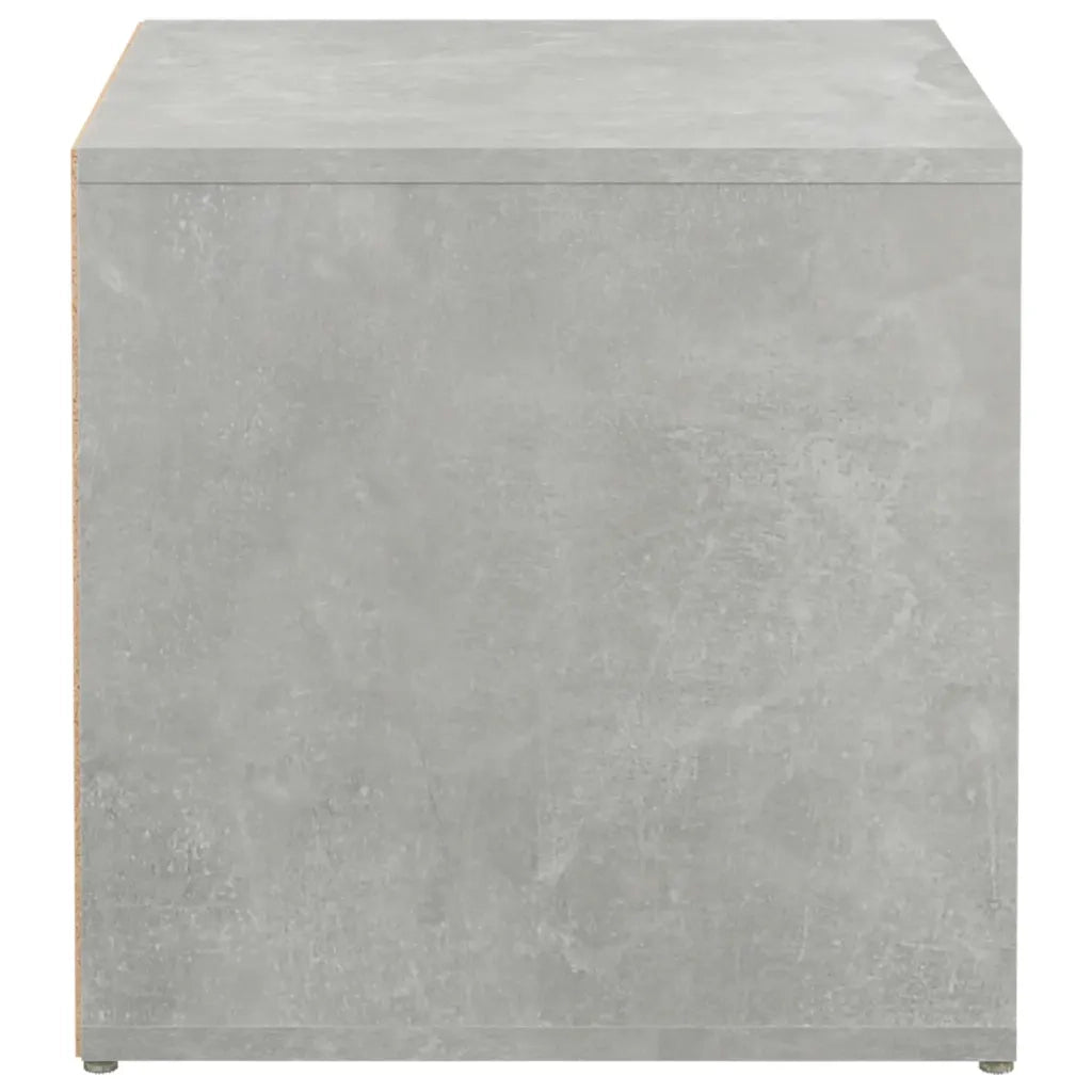 Cassetto Contenitore Grigio Cemento 40,5x40x40 cm in Legno CFW7487419