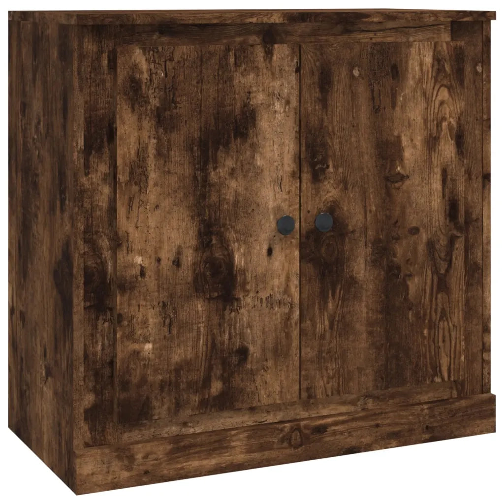 Credenze 3 pz Rovere Fumo in Legno Multistrato 3185220
