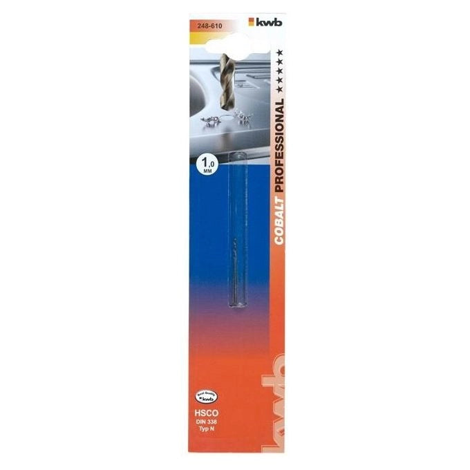 KWB 248650 COBALT HSS CO Punta per trapano elicoidale 5 mm DIN 338 135° HSS-Co colore Bronzo