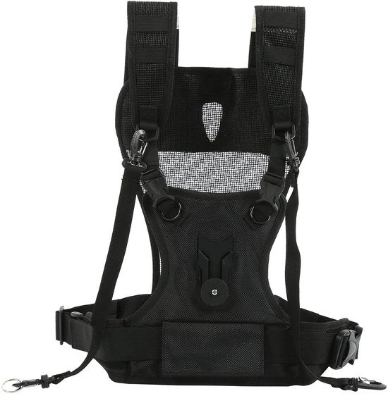 Fascia fotografica versatile - doppia fascia - spalla antiscivolo - schiena in nylon respirante - sistema di blocco sicuro - comodo per fotografi - cinturino per macchina fotografica