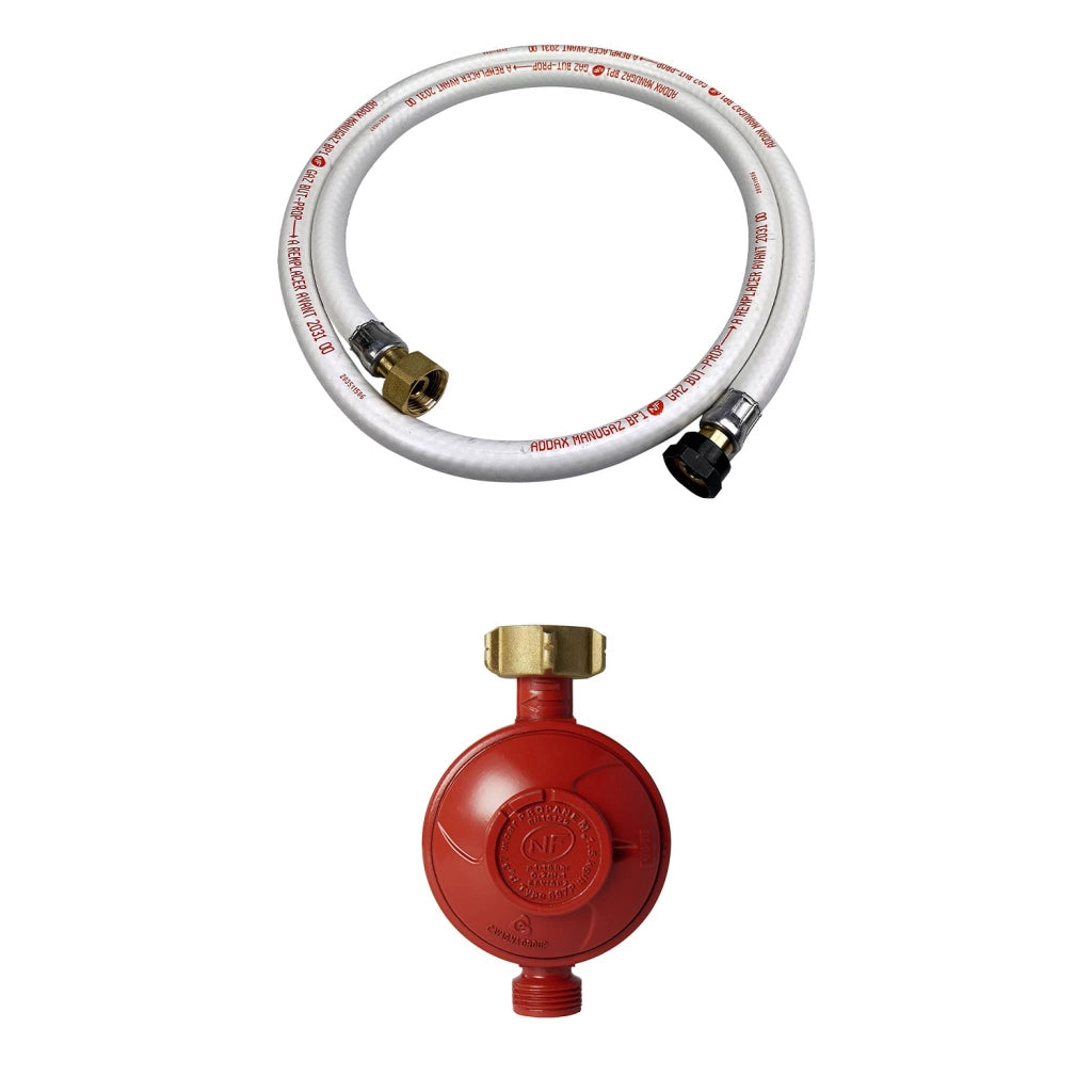Tubo flessibile per gas propano con regolatore di pressione, 1,5m,