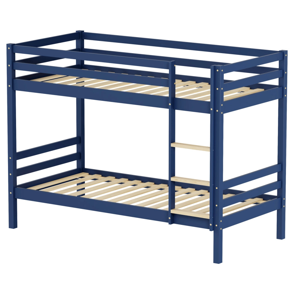 Letto a castello per bambini 190x90cm blu scuro AMBER