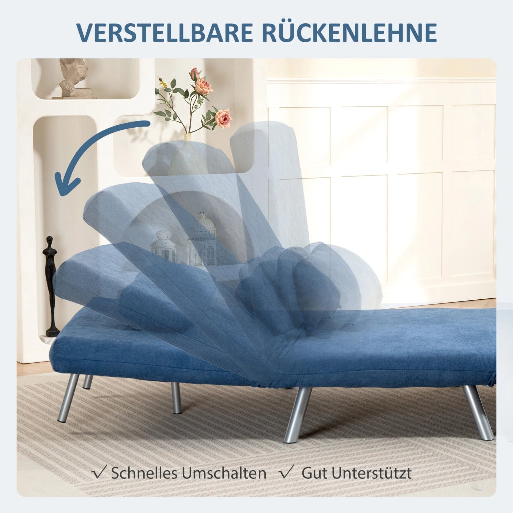Poltrona letto ¨C Minimal ¨C tessuto blu